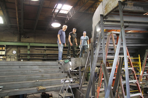 Fabrication of staircase
